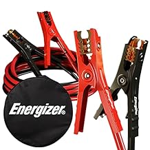 Energizer Jumper Cables for Car Battery, Heavy Duty Automotive Booster Cables for Jump Starting Dead or Weak Batteries with Carrying Bag Included 16-Feet 6-Gauge