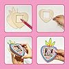 15 Sets Unfinished Wooden Sacred Heart Retablo Frame Blank Mexican Milagros Sacred Heart Dia De Los Muertos Remembrance Picture Frame for Day of The Dead Home Decor #2