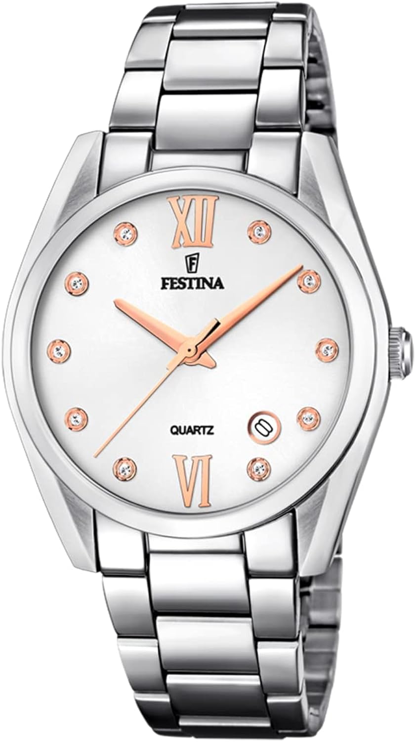 Festina Orologio Analogico Quarzo Donna con Cinturino in Acciaio Inox F16790/A Festina Orologio Analogico Quarzo Donna con Cinturino in Acciaio Inox F16790/A