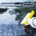 Car Squeegee,12 inch Silicone Automotive Water Wiper for Drying,Flexible Auto T-Bar Water Blade for car, Windshield, Glass, Window, Bathroom(Yellow)