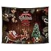 Produktbild Athyior Weihnachten Tapisserie Wandteppich Weihnachten Dekorationen Tischdecken für Schlafzimmer Wohnzimmer 130x150CM