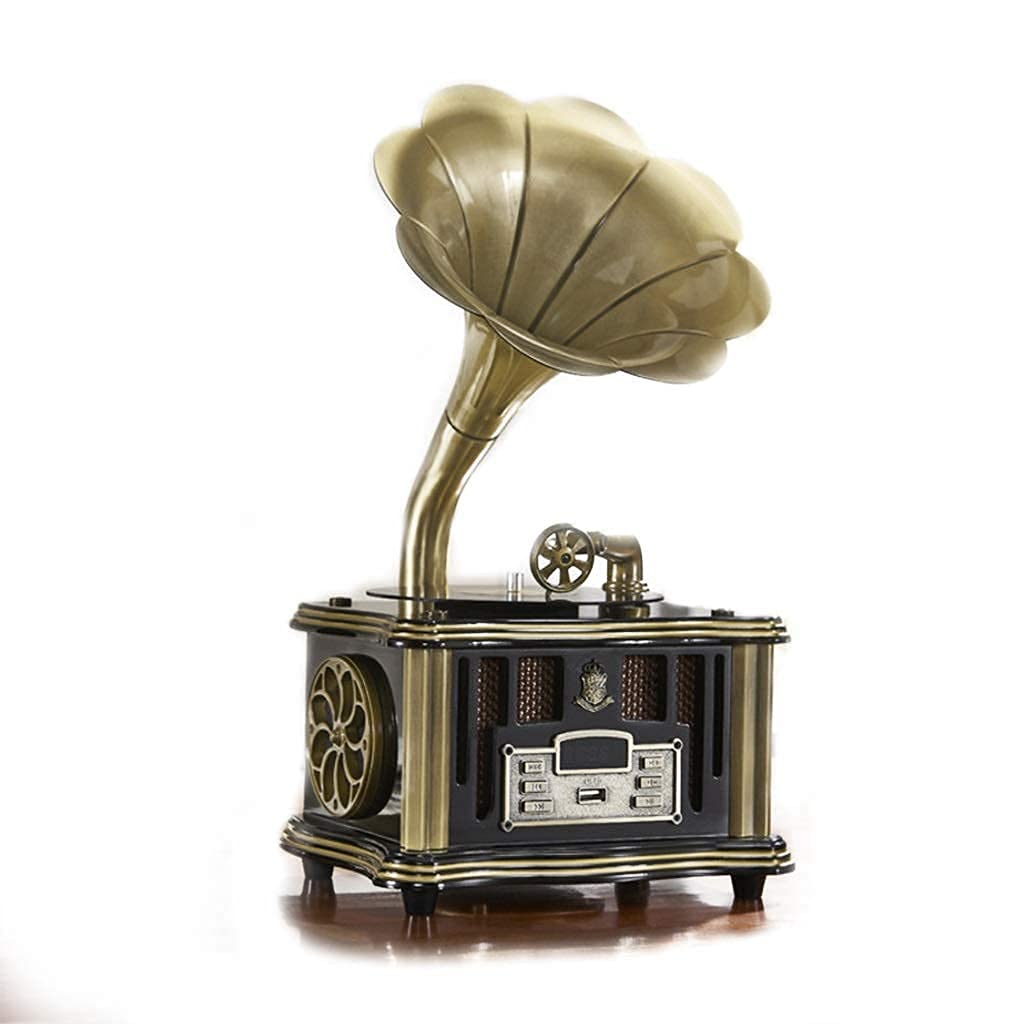 Gramofony Retro, gramofon w stylu retro, gramofon w stylu vintage, nagrywanie z winylu na MP3, do domu i biura (C)