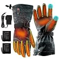 Maliansun Rechargeable Heated Gloves for Men Women, 7.4V 3200mAh Batteries Electric Heated Gloves 5 Heating Level, Touchscreen Warming Gloves for Winter Outdoor Work Sport Cycling Skiing Work, L