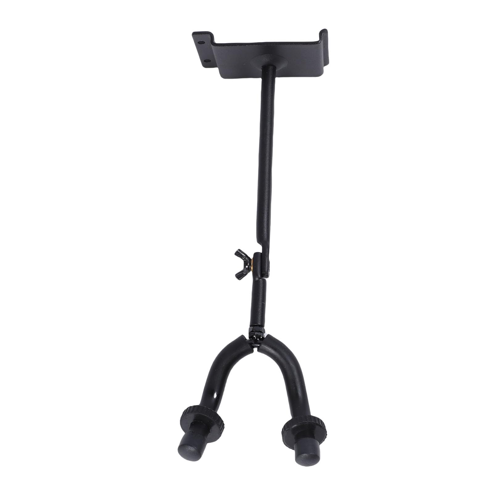Stojak na gitarę do montażu na ścianie 5 regulowanych haczyków Metalowy wieszak na gitarę do akustycznych gitar elektrycznych Basy Stop aluminium Stal Guma 48,6 cala