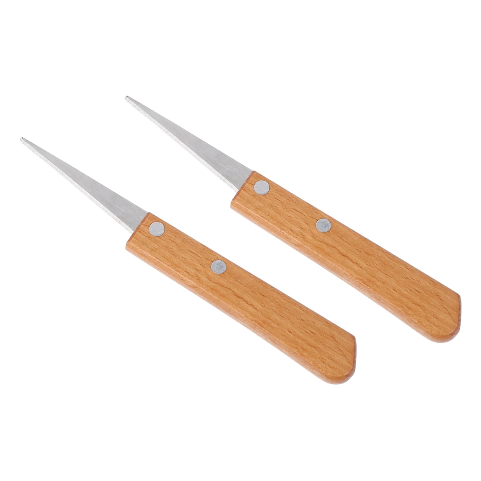 Couteau à Sculpter Manche en Bois, Lot De 2 Outils De Sculpture