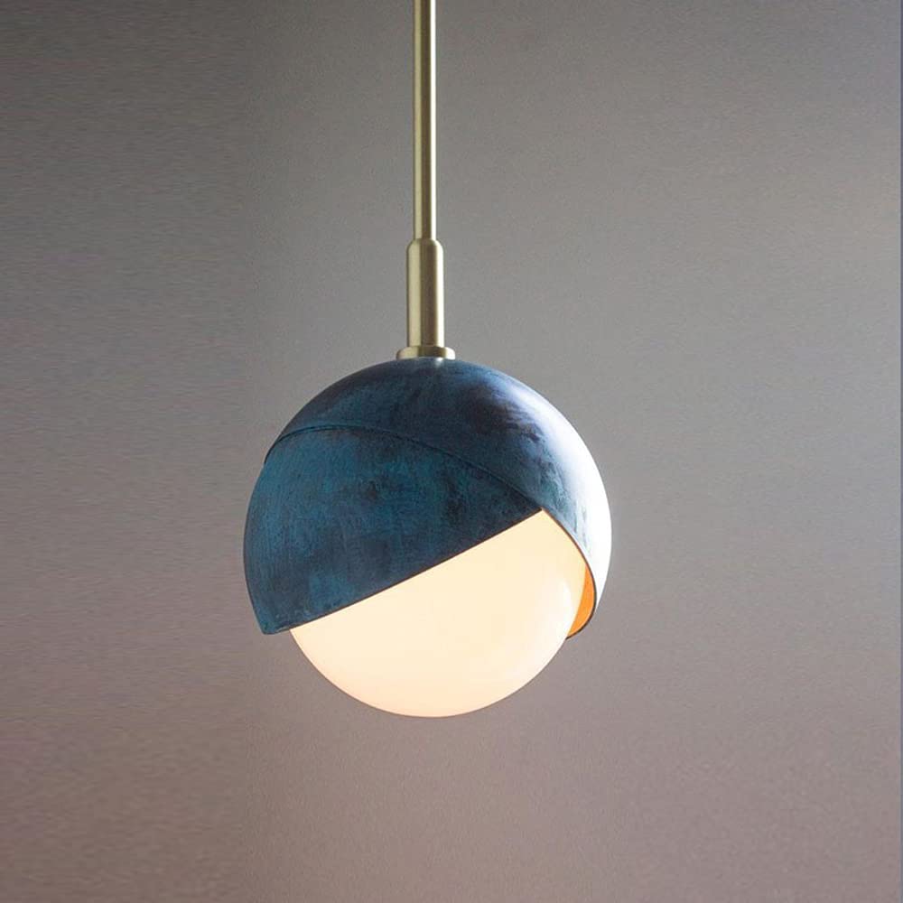 Lámpara colgante de Hierro de Un Solo cabezal, Estilo nórdico, Creativa, para cocina, Sala de estar, dormitorio, iluminación Interior, Ajustable, E27