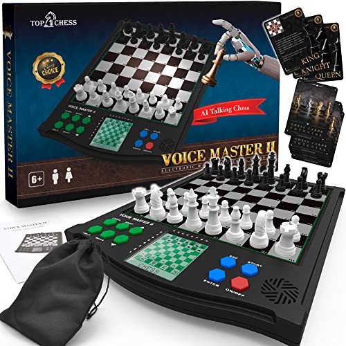 Juego de ajedrez electrónico Classic Voice Master miniatura 1