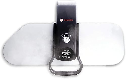 Miniatura 12 de SINGER® Prensa de vapor inteligente 2.0 (1600 W) - Nuevo lanzamiento Superficie de prensado antiadherente profesional de 20 pulgadas con controles