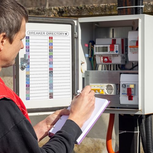 Etiquetas de PVC para paneles eléctricos autoadhesivas resistentes al agua 4