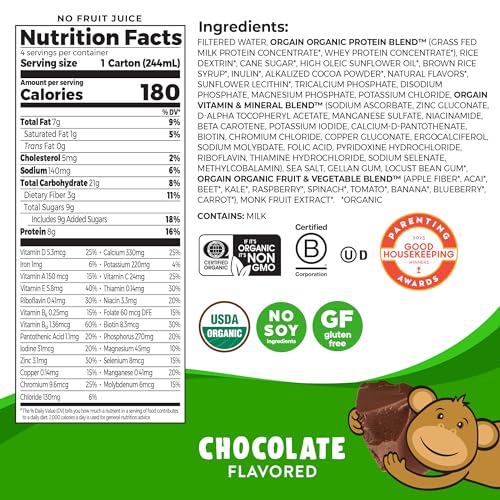 Orgain 118976-35968 Organic Kids Nutritional Protein Shake thumb #1