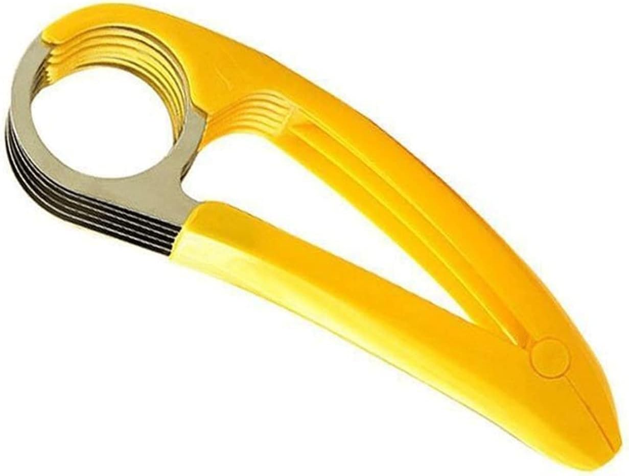 Mandolines Stainless Steel Banana Slicer Cutting Knife Sausage Tool Fruit Vegetable Divider Ham Salad Cutter