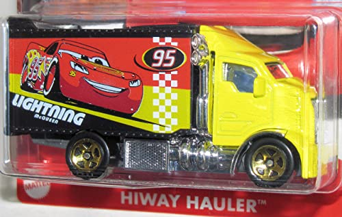 Hot Wheels Pixar Cars Lightning McQueen Hiway Hauler miniatura 2