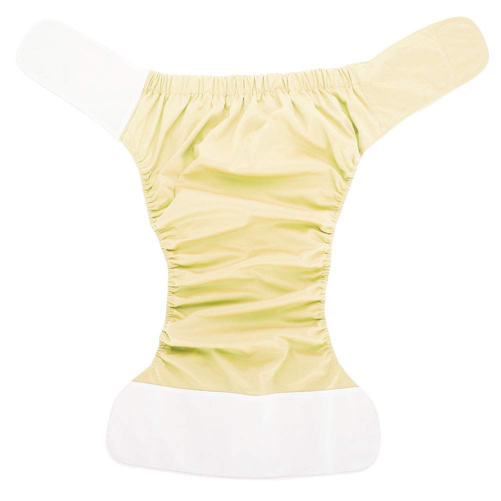 Couche Femme, Pannolini per Adulti con Pannolino Grande Regolabile Donna Blue305 Pannolino di Stoffa per Adulti Riutilizzabile Lavabile (giallo 102)
