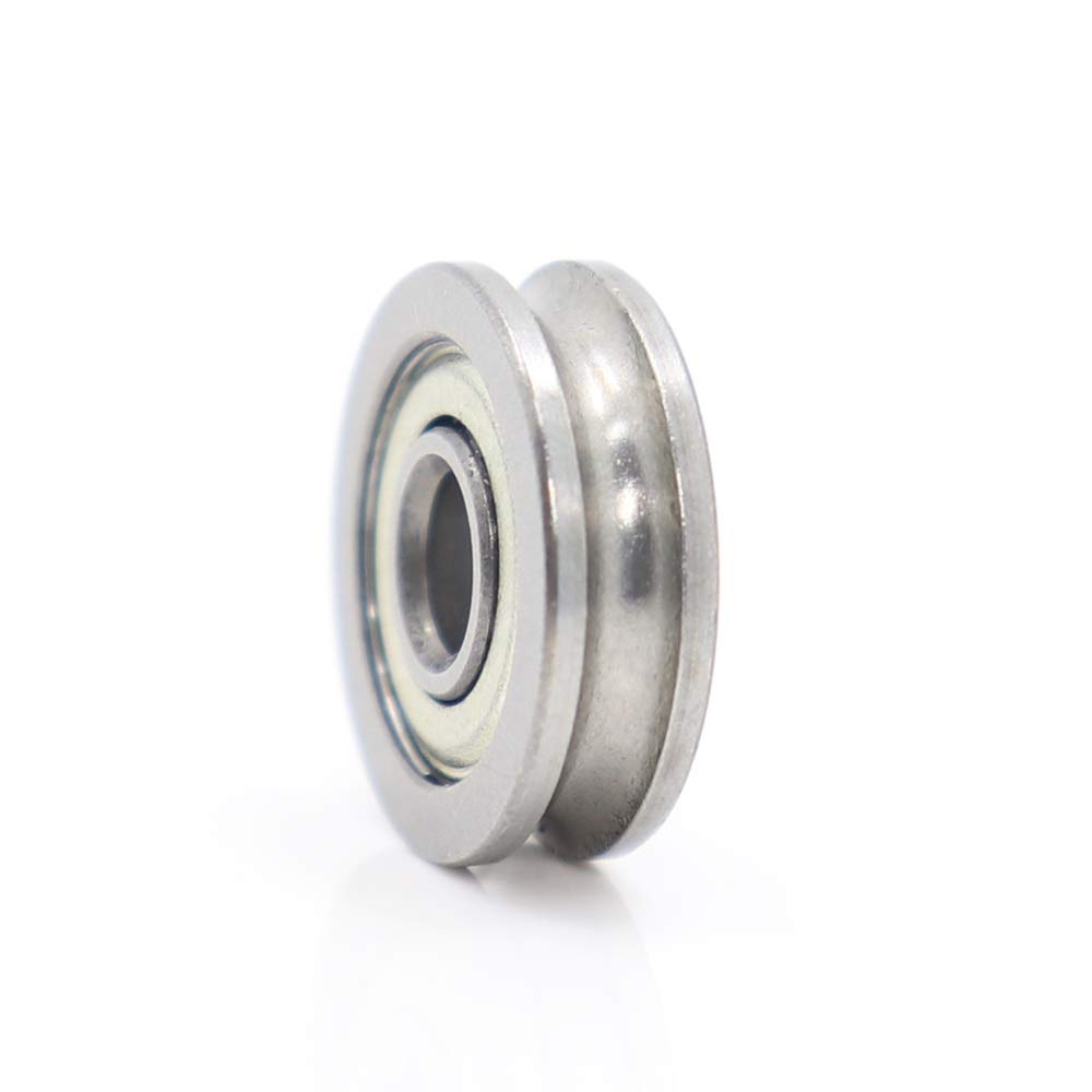 4PCS U041304 U Groove Sealed Ball Bearing 4x13x4mm Pulley Wheel Bearings U2/1 Guide Track Rlooer Bearing