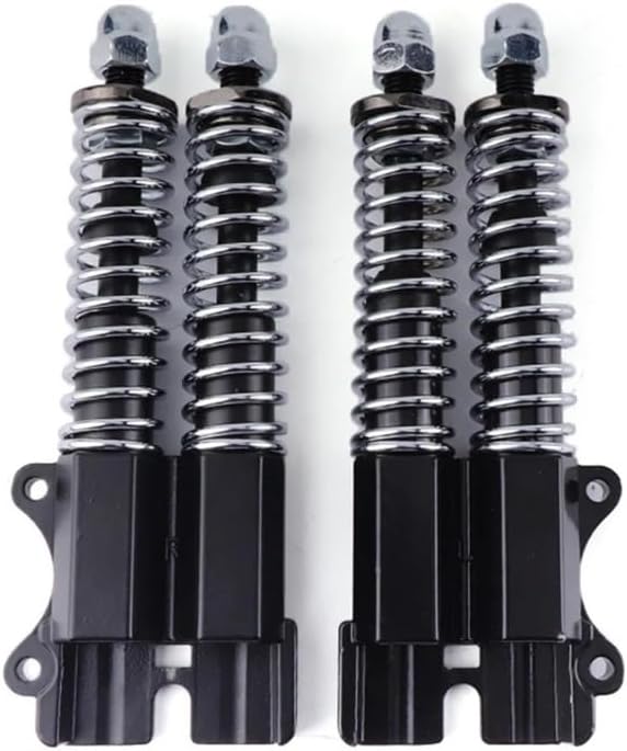 Accessories 1 pair 10 inch Electric Scooter Bike Front Wheel Shock Absorber With Damping Hole Wheel Spring Shock Absorber For M4 Parts(B)