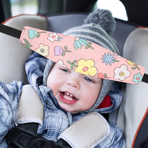 Sangle de bandeau appui-tête pour siège auto bébé et poussette, lot de 2 supports de couchage - 7