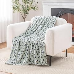 Peanuts Snoopy & Woodstock New Flower and Bees Sage