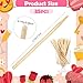 Heavy Duty Bamboo Craft Sticks, Wood Stylus Tools for Scratch, Wooden Scratch Art Sticks for Scratching Drawing Christmas Thanksgiving Scratching Art Activity Craft Projects (35PCS, 5