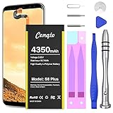 Battery for Galaxy S8 Plus, (Upgraded) Conqto 4350mAh 3.85V Li-Polymer Replacement Battery EB-BG955ABE for Samsung Galaxy S8 Plus SM-G955 G955V G955A G955T G955P G955R4 G955F with Repair Tool Kit
