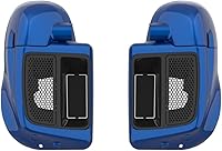 Vista 82 de Moto Onfire River Rock Gray (brillante) carenados inferiores aptos para H-D Touring Street Road King Glide FLTR 2014-2023, kits de calentadores