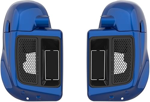 Miniatura 82 de Moto Onfire River Rock Gray (brillante) carenados inferiores aptos para H-D Touring Street Road King Glide FLTR 2014-2023, kits de calentadores