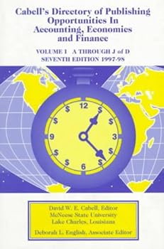 Paperback Cabell's Directory of Publishing Opportunities in Accounting, Economics, and Finance: 1997-98 Book