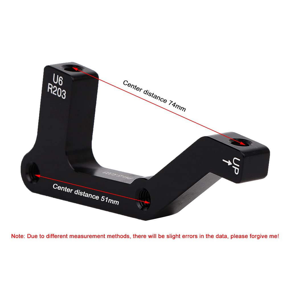 Adaptador Montaje Freno Disco, Adaptador de Pinza de Montaje de Freno de Disco de Bicicleta B-F203 para Bicicleta de Montaña MTB