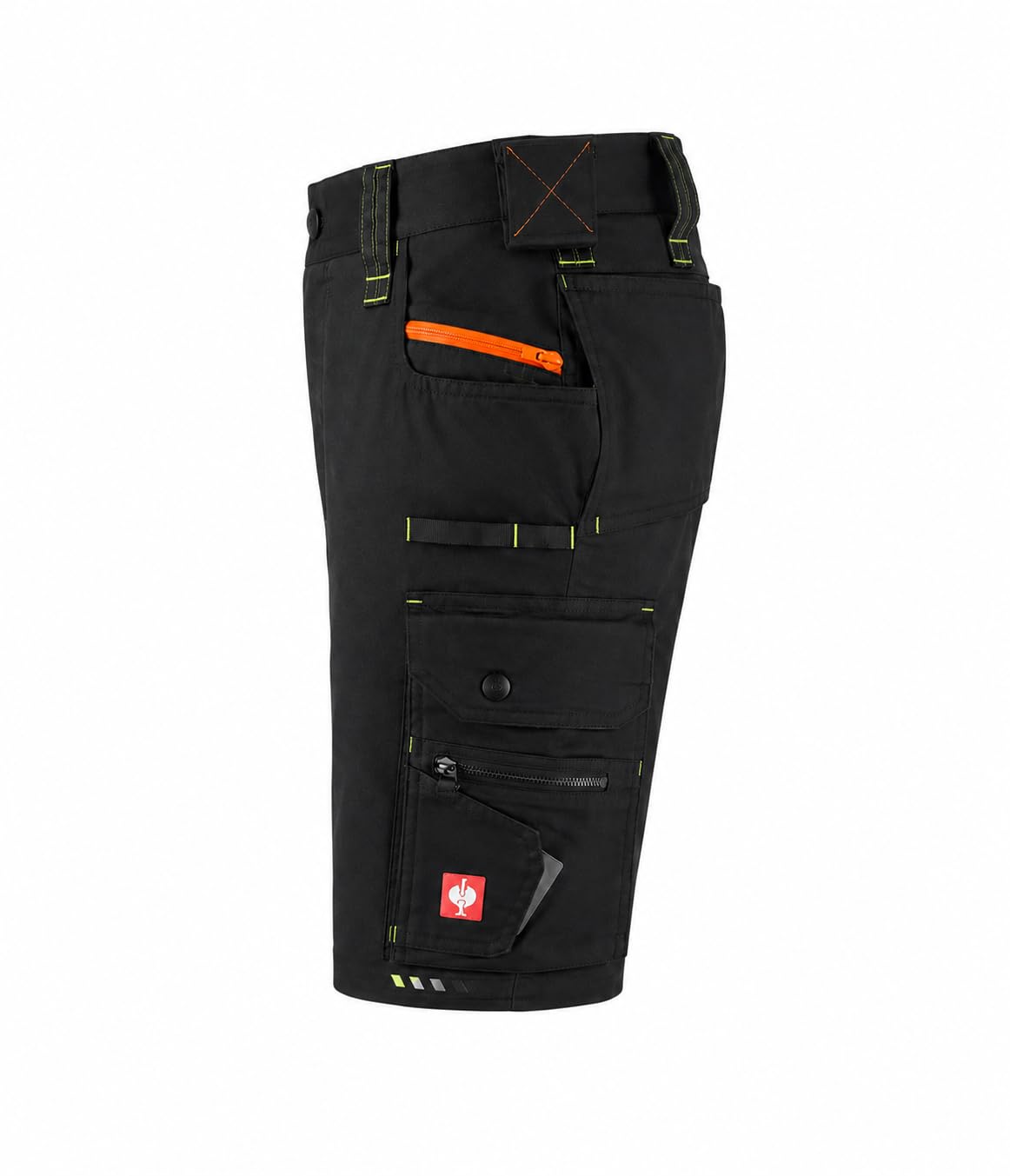 Generisch Arbeitsshorts Herren Kurze Arbeitshose Handwerkershorts Berufsshorts Workwear Shorts mit Stretchbund Flexbelt Werkzeugtaschen Cargotaschen