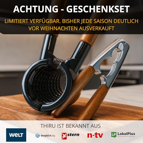 Thiru Nussknacker mit edlem Holzgriff 16cm – 100 Tage risikofrei testen – Ansicht 6
