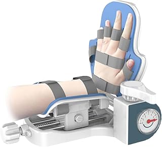 Home Wrist Rehabilitation Device, Manual Wrist Joint Full Angle Trainer with Intuitive Angle Dial, -90°- +90° Full Angle Training for Hand Fracture Muscle Tension High Flexion and Extension