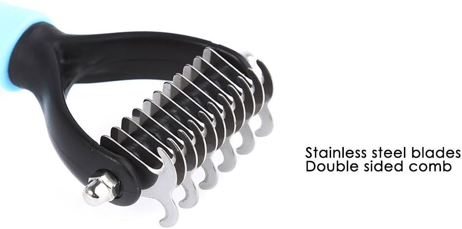 Mr. Gadget solutions® Fashion Pet Fur Knot Cutter Shedding Remove Grooming Brush Comb Metal Blade Dog Pet Knot Hair Cutter - Image 5