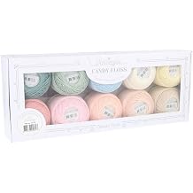 Scheepjes Candy Floss Cotton Pack 10x20g Frosting Assortment