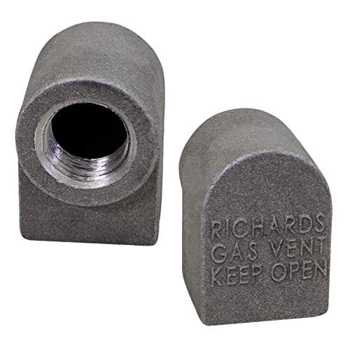 Image of Midline Valve HHSW0112-5 Gas Regulator Vent with Screen 1-1 /2'' Connections (5 Pack), 1-1 /2 inch, White