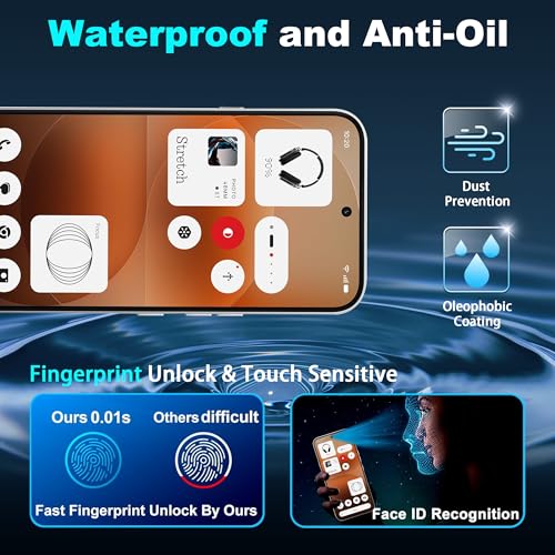Image of for Nothing Phone (4a) Pro Screen Protector with Camera Lens Protector,9H Hardness Anti-Scratch Tempered Glass flim, Case Friendly, Anti-Fingerprint,Anti-Scratch (2+2 PACK)
