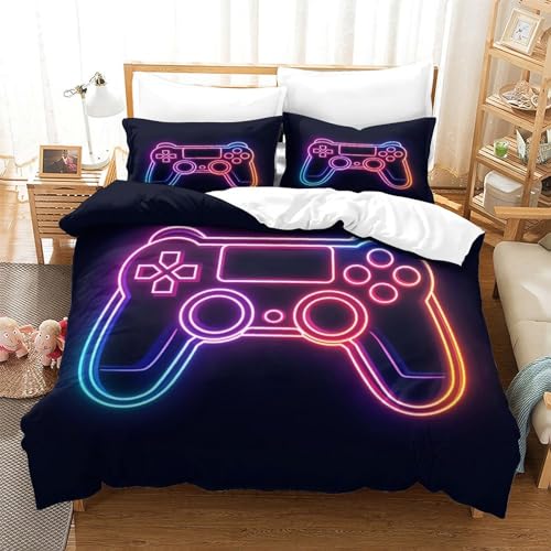 Imprime game controller parure de lit microfibre king finitions soignee