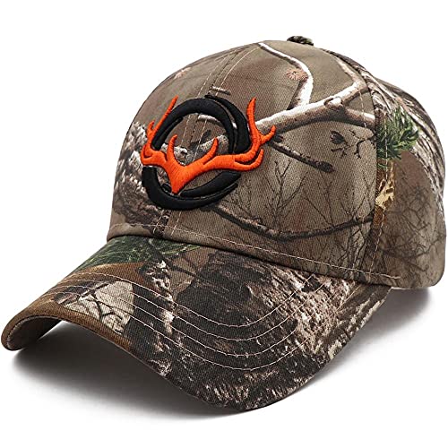 El Mejor Listado de Ropa de Caza para Hombre . 41 Haiyou Gorra De Béisbol De Camuflaje para Hombre, Sombrero De Jungla para Caza Aire Libre, Cabeza De Ciervo, Gorra para Hombre Y Mujer