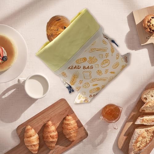 Bolsas de almacenamiento de pan para evitar el desperdicio de alimentos secos en el hogar 3
