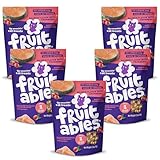 Fruitables Cat Treats - Healthy Low Calorie Crunchy Cat Treats - Packed with Protein, Limited Ingredients - Made with Real Salmon & Cranberry 2.5 oz (5 Pack)