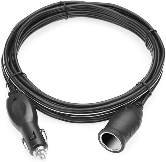 BESTEK 12.1ft / 3.7m 12V 24V Cigarette Lighter Extension