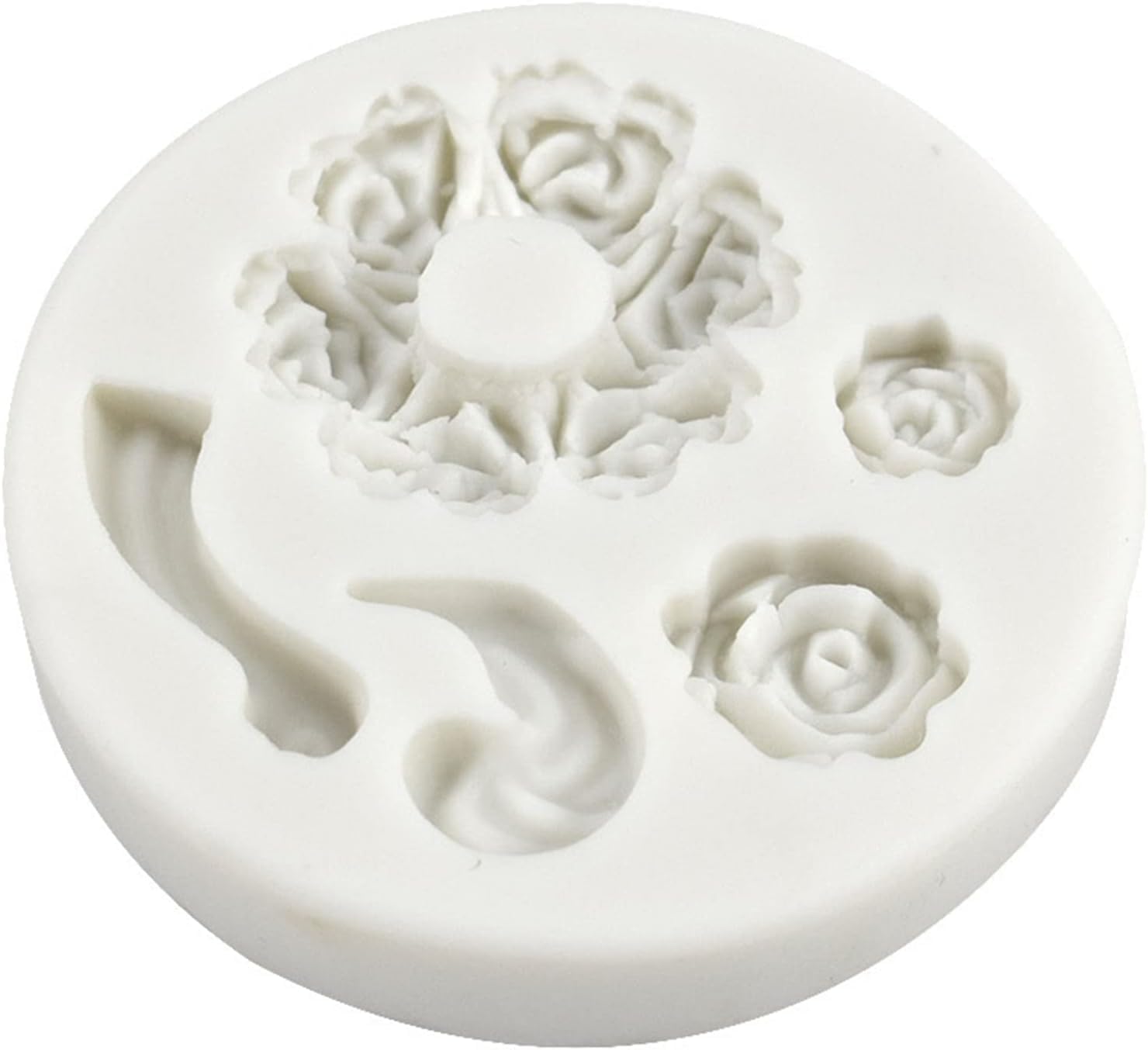 Mini Rose & Teapot Silicone Mold - Food Grade Fondant Mold For Cake Decorating, Baking - View #8