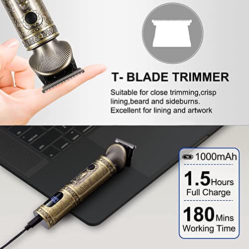 image for WHJC Professional Electric Waterproof Hair Trimmer Set, Men's Precisio