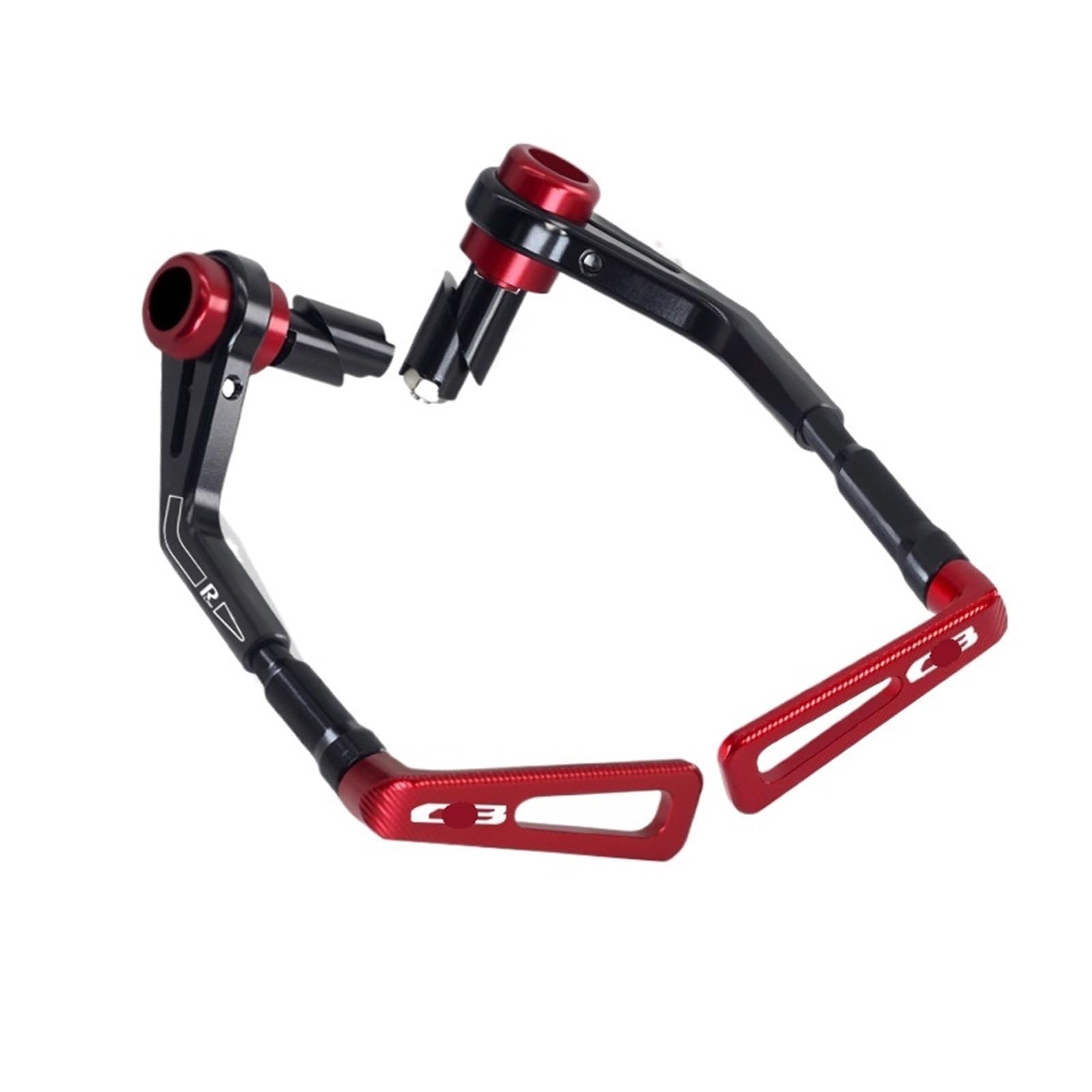 Lbcsrmh Red Motorcycle Brake Clutch Lever Protector For Cb125r Cb150r Cb250r Cb300r Cb650r Cb650f Motorcycle Accessories Bow Guard Brake Clutch Handguard Protection