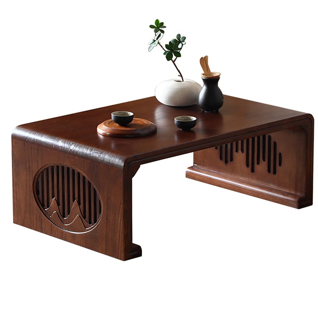Salon de Thé en Bois et Bureau d'Ordinateur pour Ambiance Zen