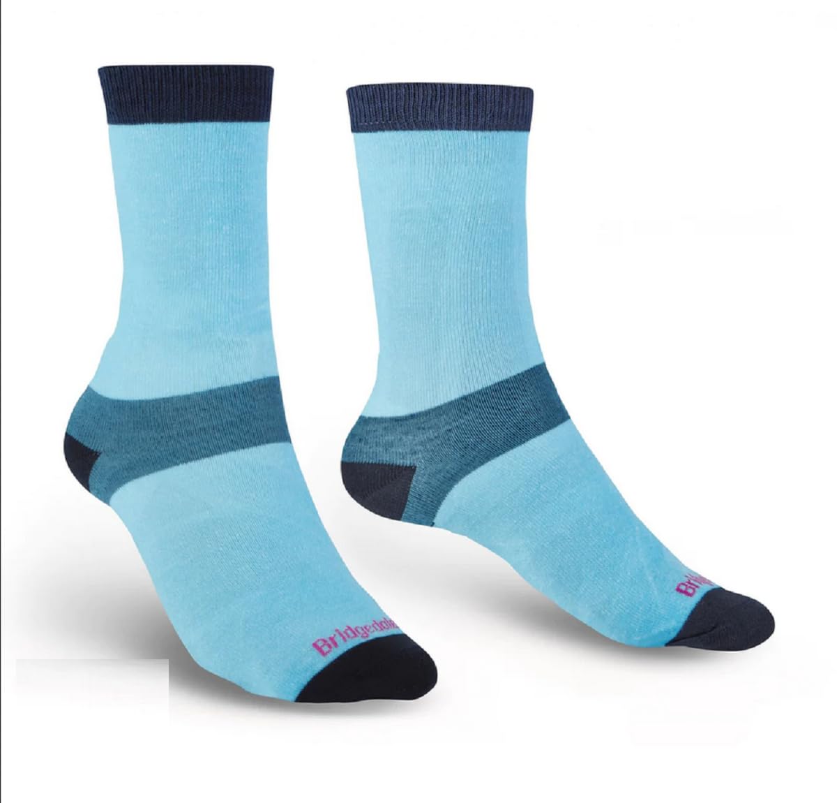 Bridgedale LINER Base Layer Coolmax Liner Boot x 2 Women's Socks Minimal Cushioning Next to Skin Y heel Prevents Slippage Hiking Walking base Layer