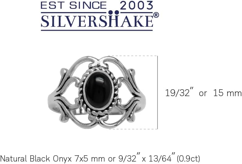 Silvershake Bezel Set Cabochon Gemstone Surrounded by Twisted Rope White Gold Plated 925 Sterling Silver Victorian Style Ring