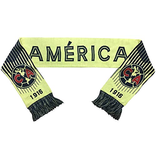 Icon Sports Unisex Knit Warm Scarf Mexicana De Fútbol Asociación Active Sports World Soccer Team Logo Dash Reversible Scarves
