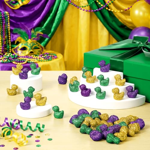 Yaocom 100 Piezas Mini Estatuas Pato Brillante Multicolor miniatura 6