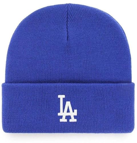 Gorro de punto con puño Los Angeles Baseball azul royal miniatura 1