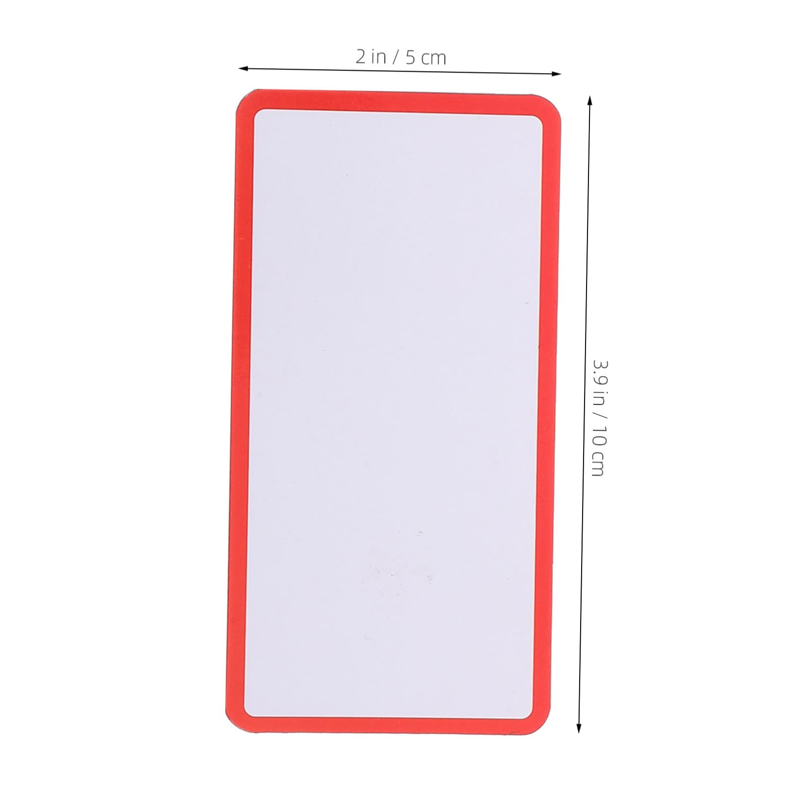 Mipcase 48pezzi Etichette Magnetiche Cancellabili a Secco Targhette Magnetiche Con Etichetta Per Scuola Aula Ufficio Magneti Riutilizzabili Per Lavagne Bianche Armadietti Ripiani in Frigor