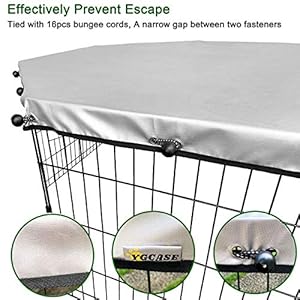 Universal-Dog-Playpen-Cover-with-SunRain-Proof-Top-Provide-Shade-and-Security-for-Outdoor-and-Indoor-Fits-all-24-Wide-8-Panels-Pet-Exercise-Pen-8x24-W-Cover-600D-Oxford - Cucciolini Doodles   Universal-Dog-Playpen-Cover-with-SunRain-Proof-Top-Provide-Shade-and-Security-for-Outdoor-and-Indoor-Fits-all-24-Wide-8-Panels-Pet-Exercise-Pen-8x24-W-Cover-600D-Oxford